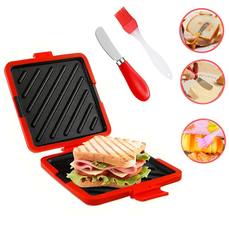 Kitchen Gadgets Set - Set da 3 tostapane per sandwich