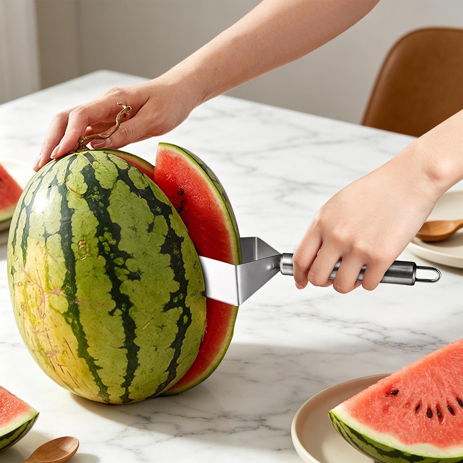 Watermelon Slicer Cutter - Affettatrice per Anguria in Acciaio Inossidabile,