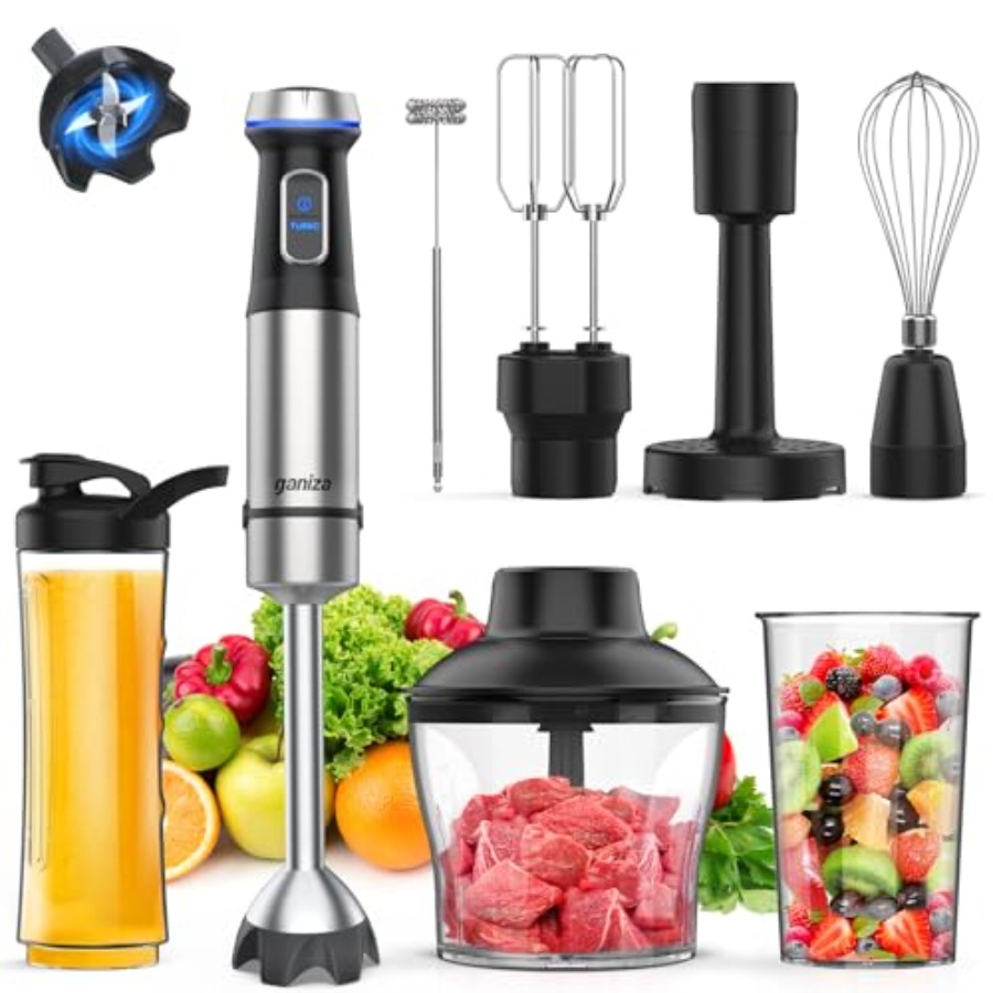 Immersion Blender Stick - Frullatore a Immersione Portatile con Cavo