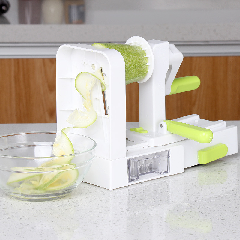 Spiralizer Vegetable Noodle - Spiralizer pieghevole affettatrice per verdure con
