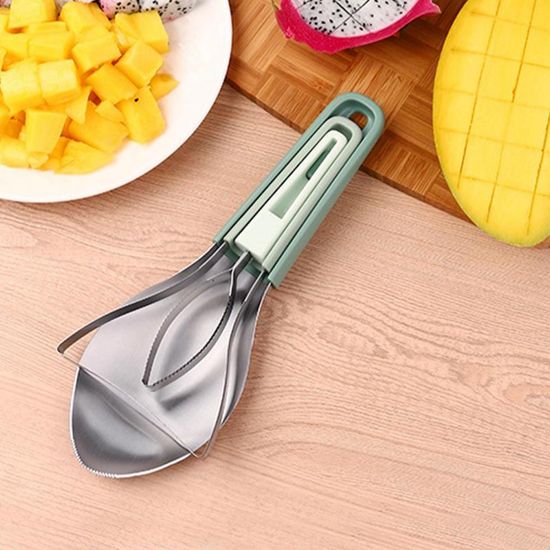 Avocado Slicer Tool - 3in1 Pelapatate per mango Coltello da