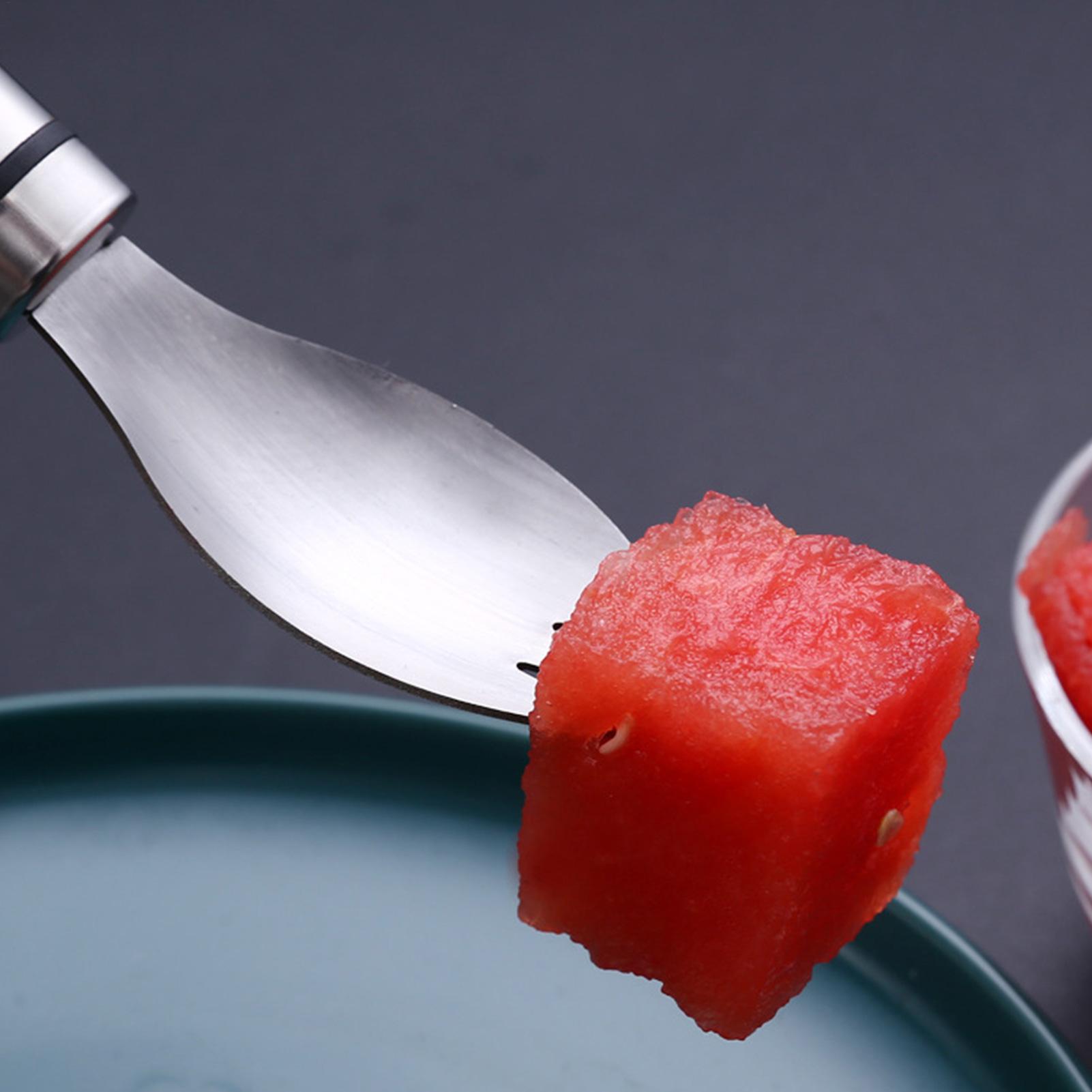 Watermelon Slicer Cutter - Affettatrice per Anguria 2-in-1 con Forchetta,