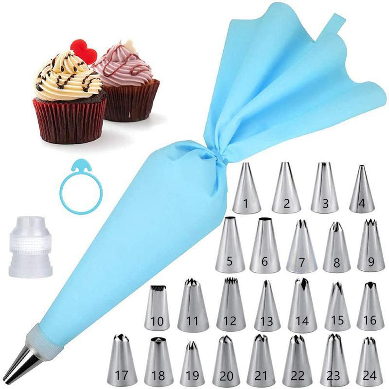 Kitchen Gadgets Set - Set di ugelli per decorazione torte,
