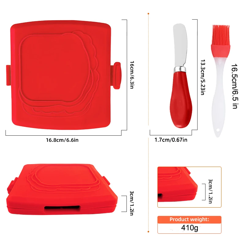 Set da 3 tostapane per sandwic - Kitchen Gadgets Set recensione e prezzo