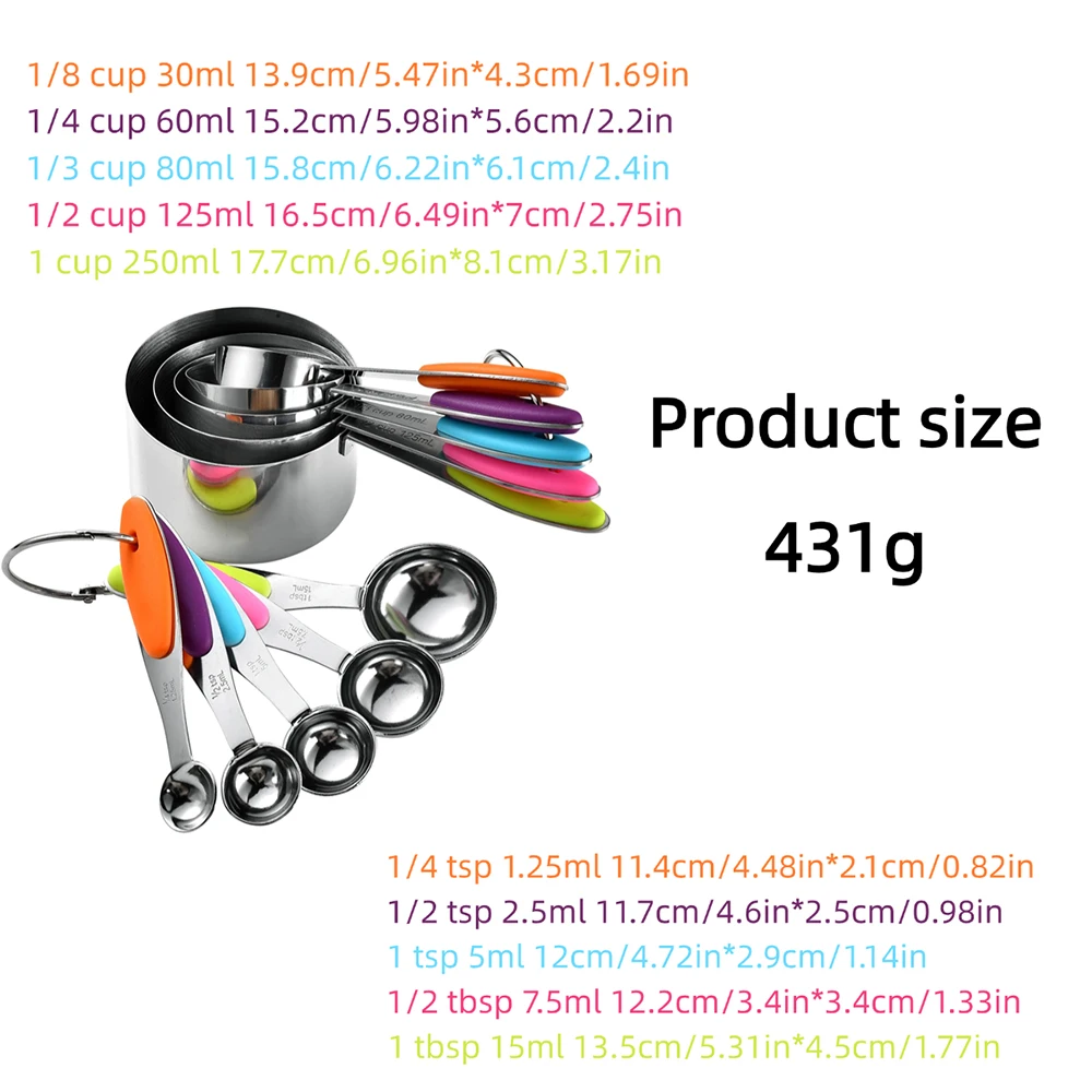 5/10 pezzi misurini e cucchiai - Kitchen Gadgets Sale recensione e prezzo