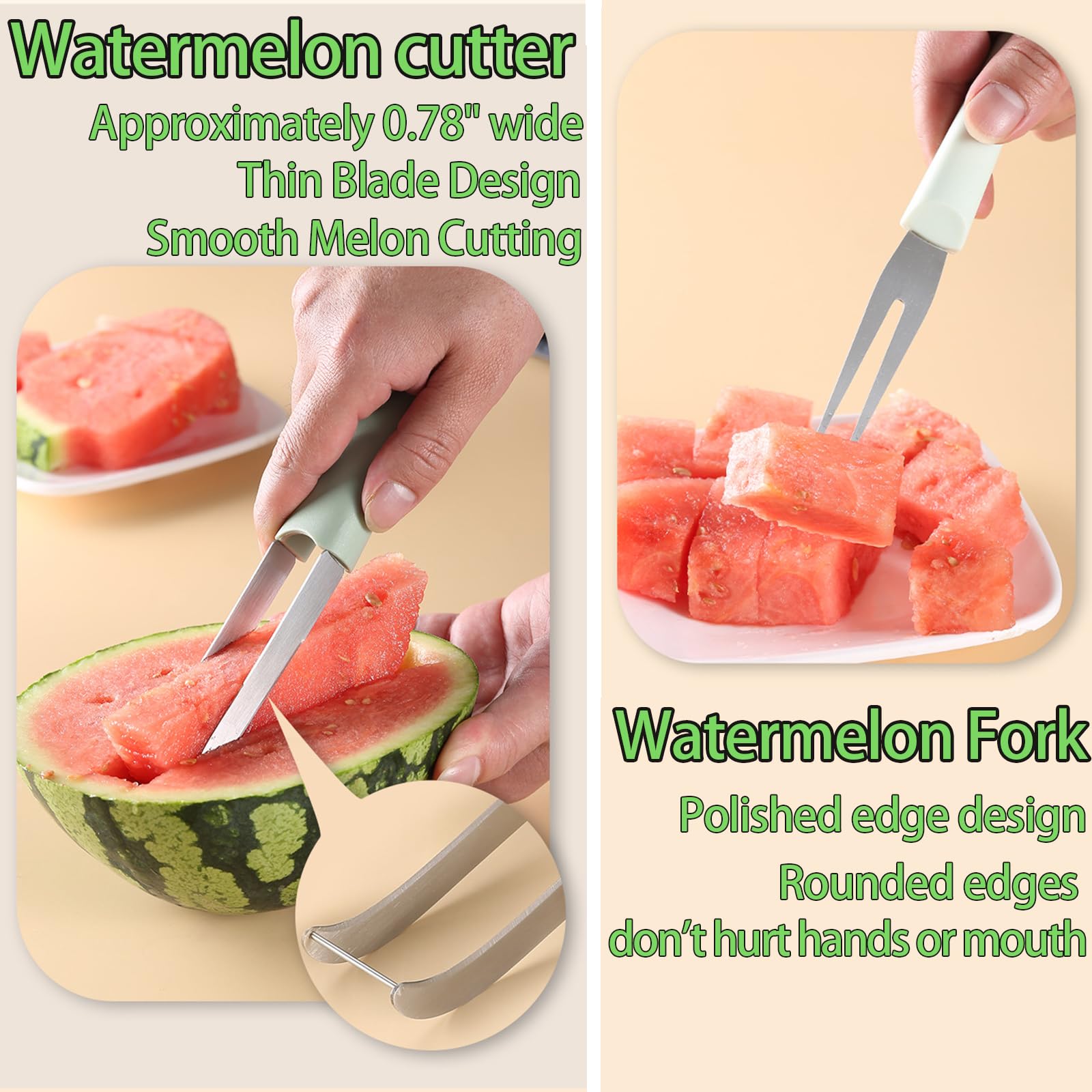 Set 3 in 1 Forchetta Taglia-Ar - Watermelon Slicer Cutter recensione e prezzo