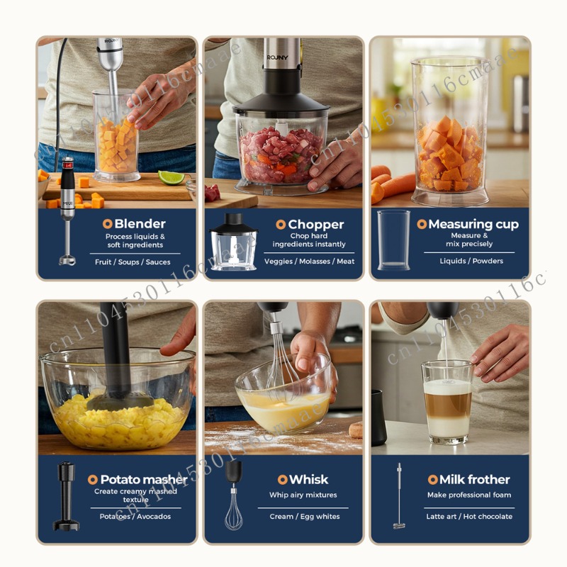 Set Frullatore a Immersione 6- - Immersion Blender Stick recensione e prezzo