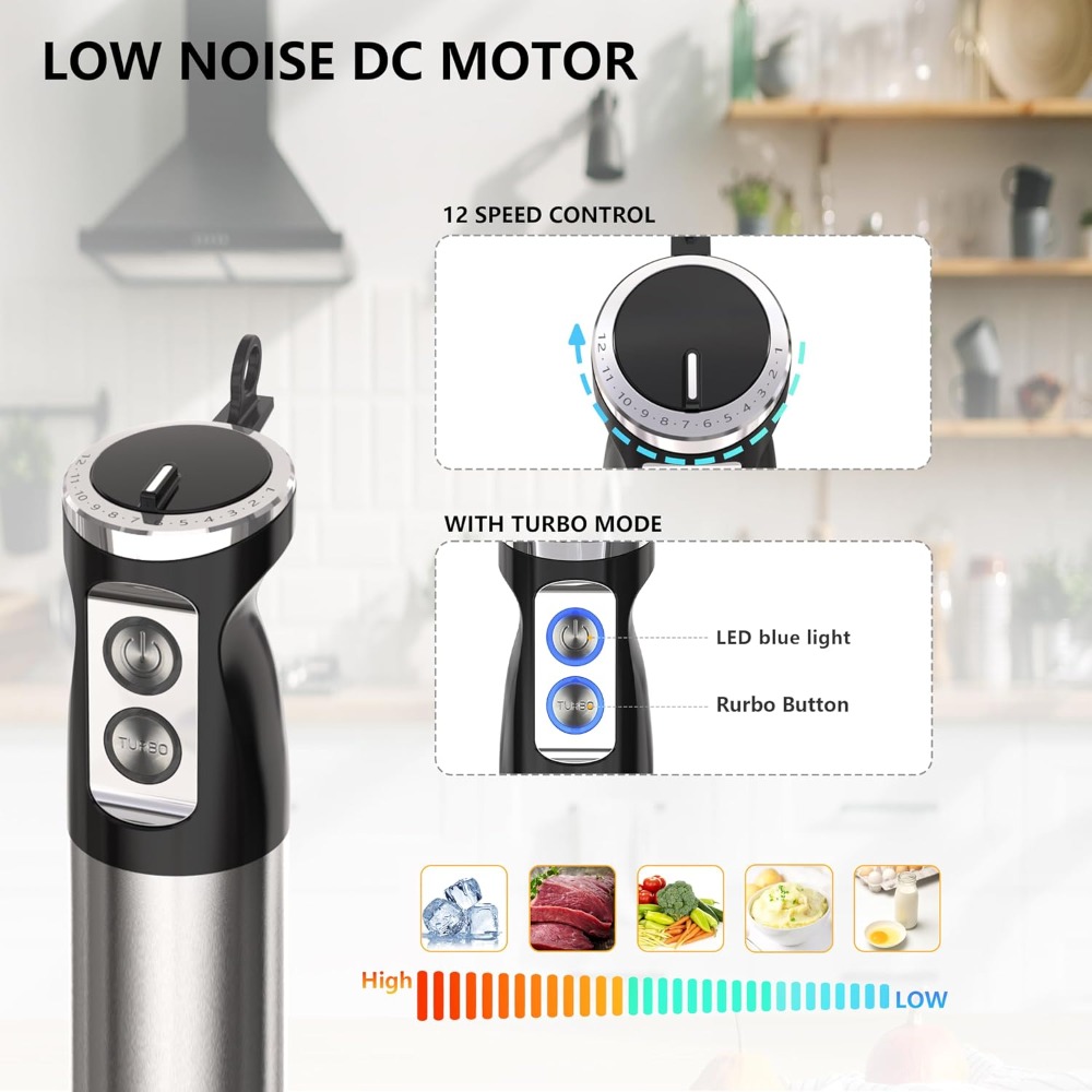 Frullatore a Immersione 5 in 1 - Immersion Blender Stick recensione e prezzo