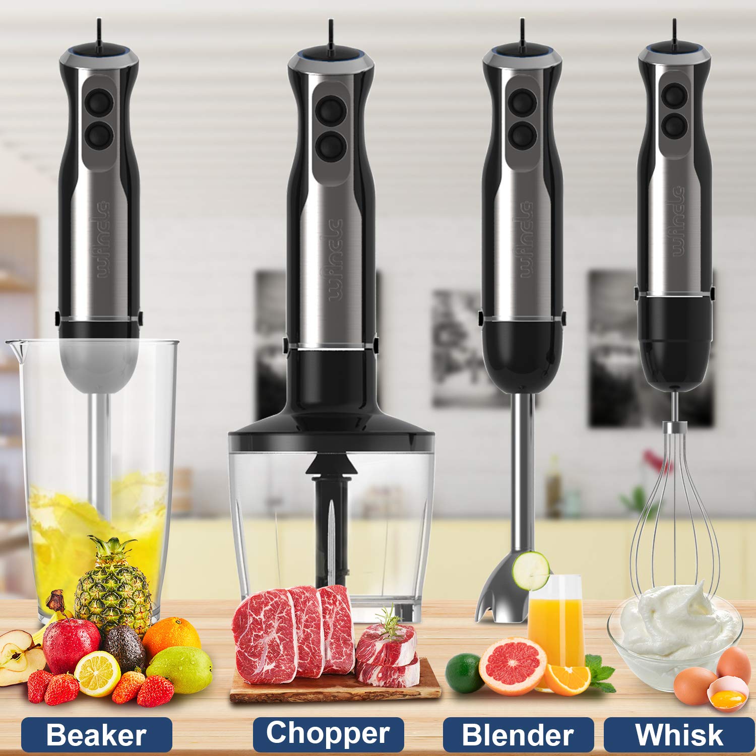 Brancle 1000W frullatore a imm - Immersion Blender Stick recensione e prezzo