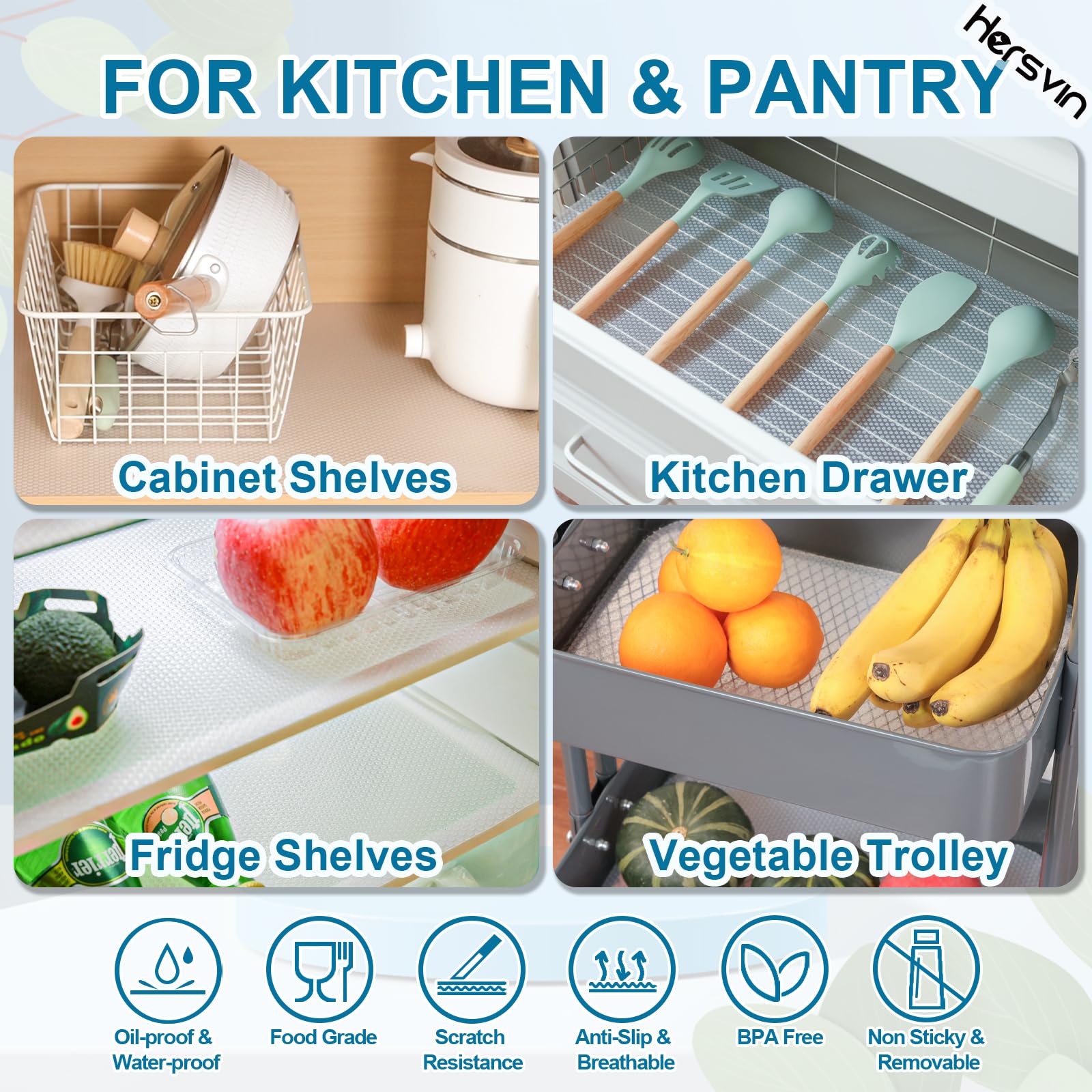 Fodere per scaffali per armadi - Kitchen Gadgets Cabinet recensione e prezzo