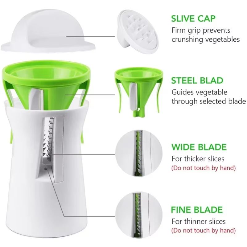 LMETJMA Affettatrice a Spirale - Spiralizer Vegetable Noodle recensione e prezzo