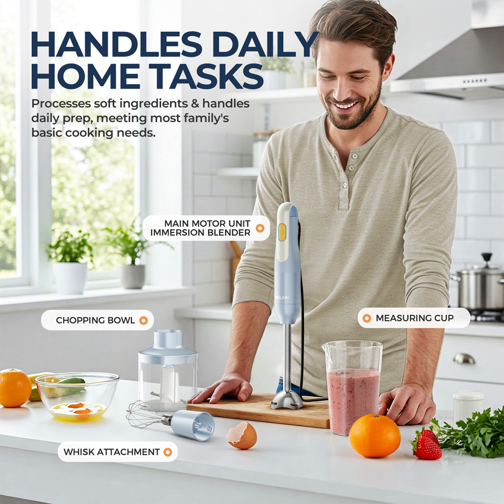 Set frullatore portatile 4 in  - Immersion Blender Stick recensione e prezzo