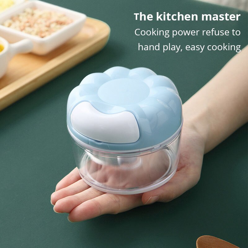 1pc Blu/Rosa Manuale Aglio Sch - Kitchen Gadgets Blender recensione e prezzo