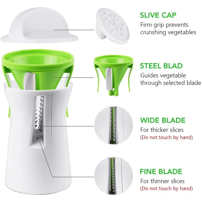 LMETJMA Heavy Duty Spiralizzat - Spiralizer Vegetable Noodle recensione e prezzo